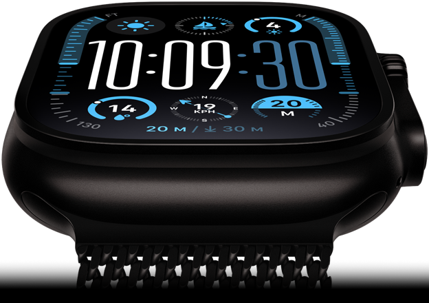 Celý displej hodinek Ultra 2 se postupně natočí do záběru