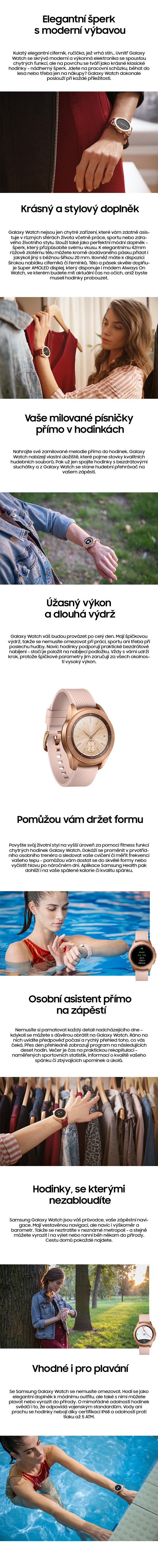 Galaxy Watch 42mm rose gold