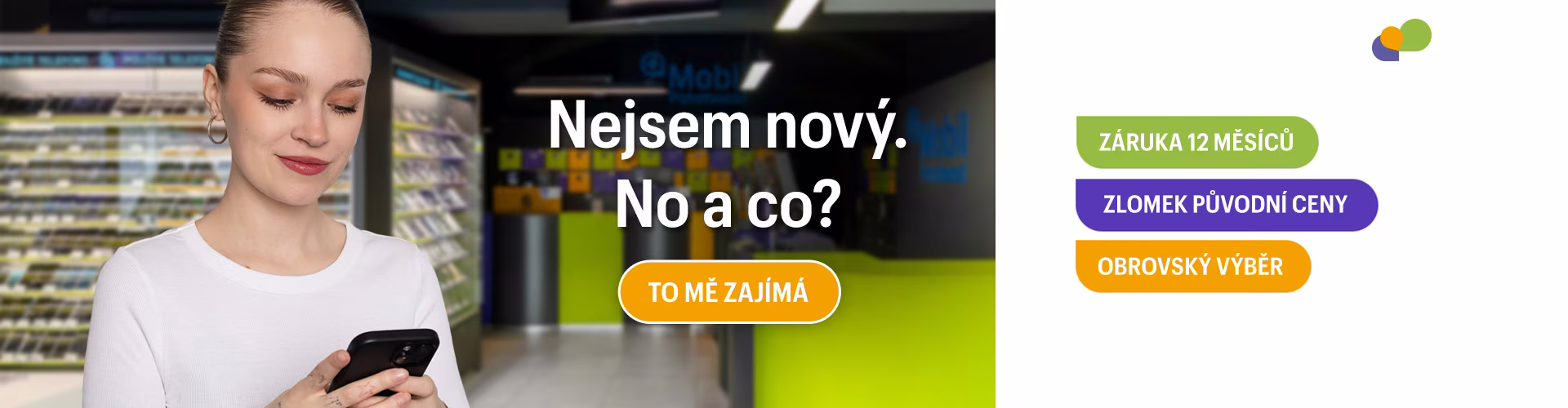Nejsem nový. No a co?
