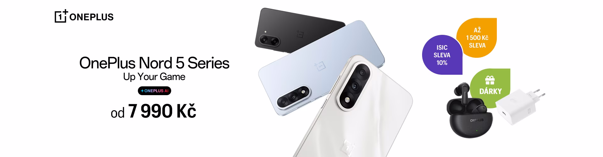 One Plus Nord 5 od 7 990 Kč