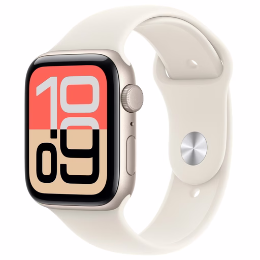 Apple Watch SE 3 40mm, Hvězdně bílé, Sportovní řemínek S/M