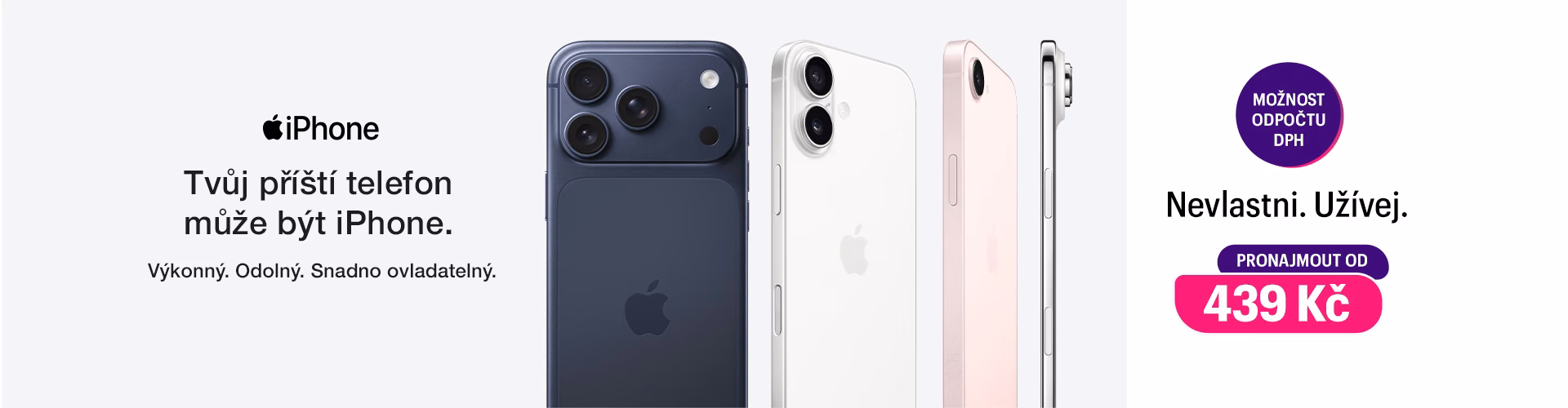 iPhone 17 od 439 Kč měsíčně
