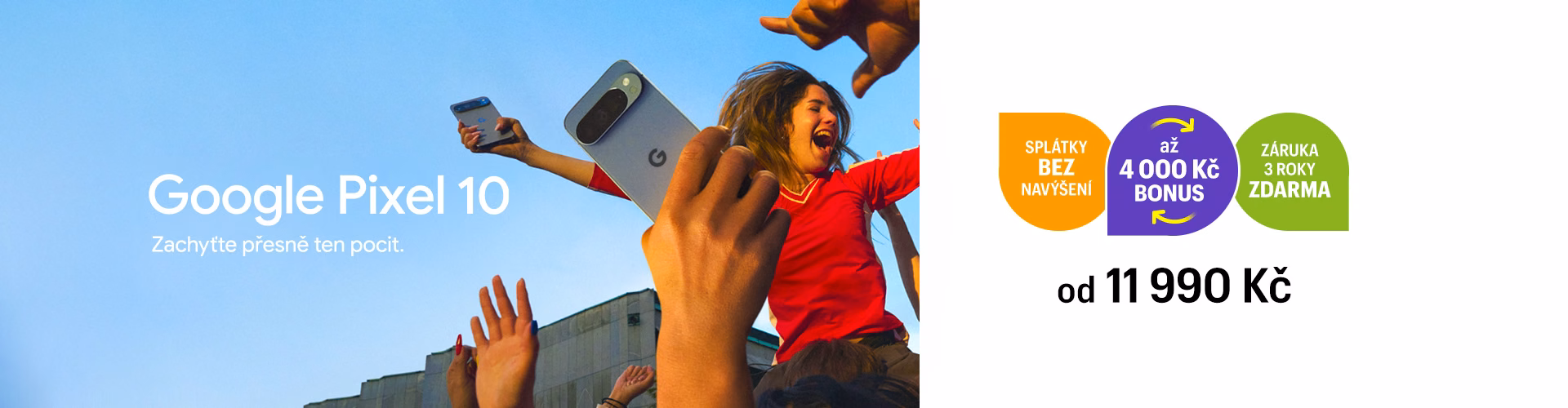 Pixel 10 od 10 990 Kč