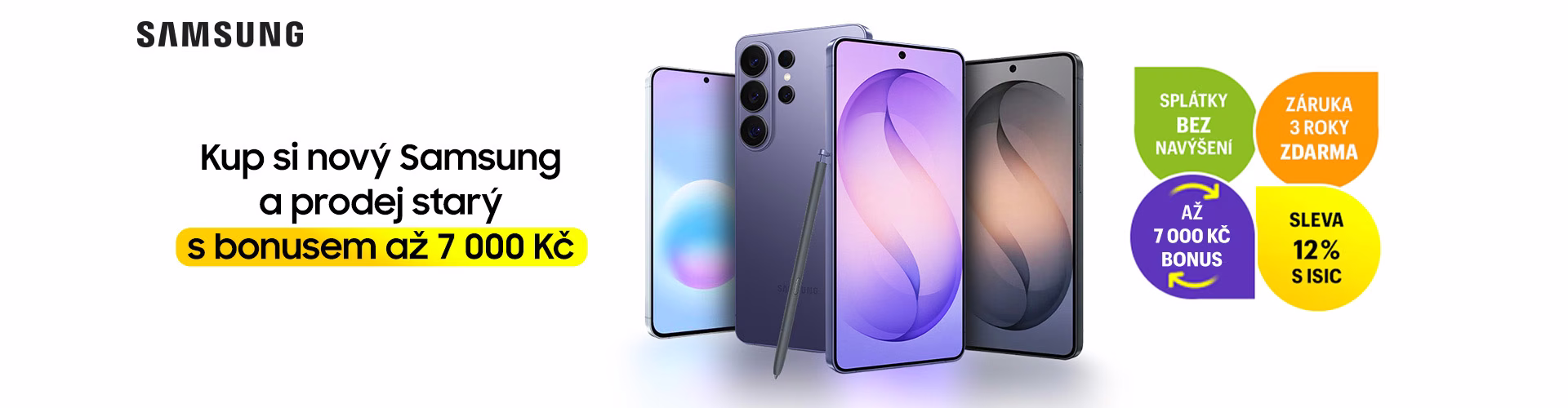 Samsung s bonusem až 7 000 Kč