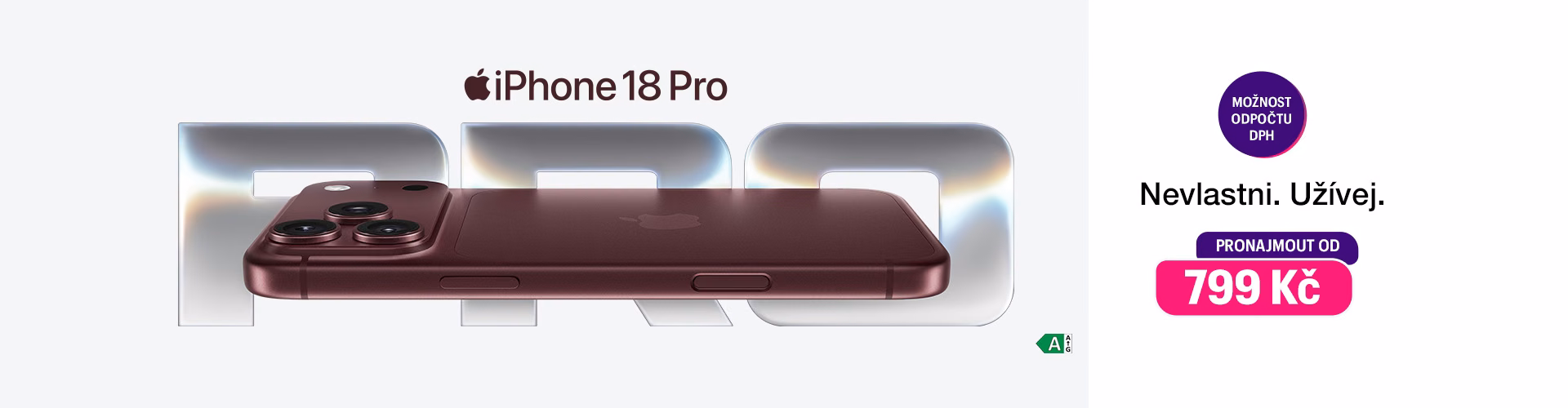 iPhone 18 Pro od 799 Kč